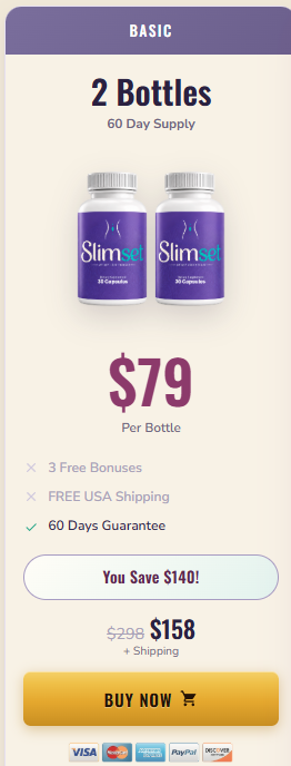 SlimSet 1 bottle Price